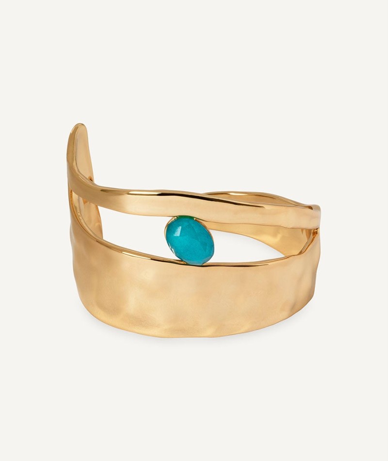 Bracelet irregular Illeta with Turquoise Agate
