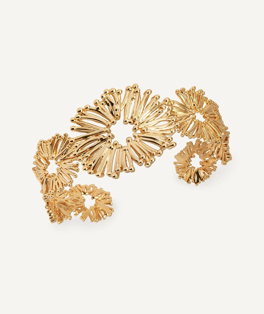 Bracelet open flower Estiu Organic
