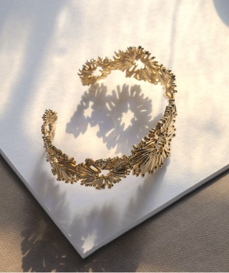 Bracelet open flower Estiu Organic