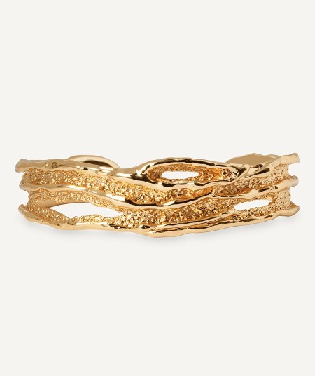 Bracelet open textured Sal Organic