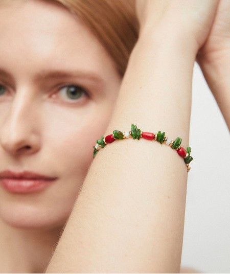 Bracelet multicolor Salada with combined natural stones