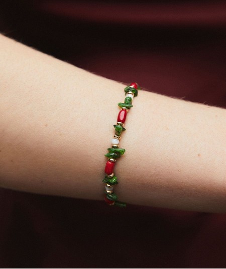 Bracelet multicolor Salada with combined natural stones