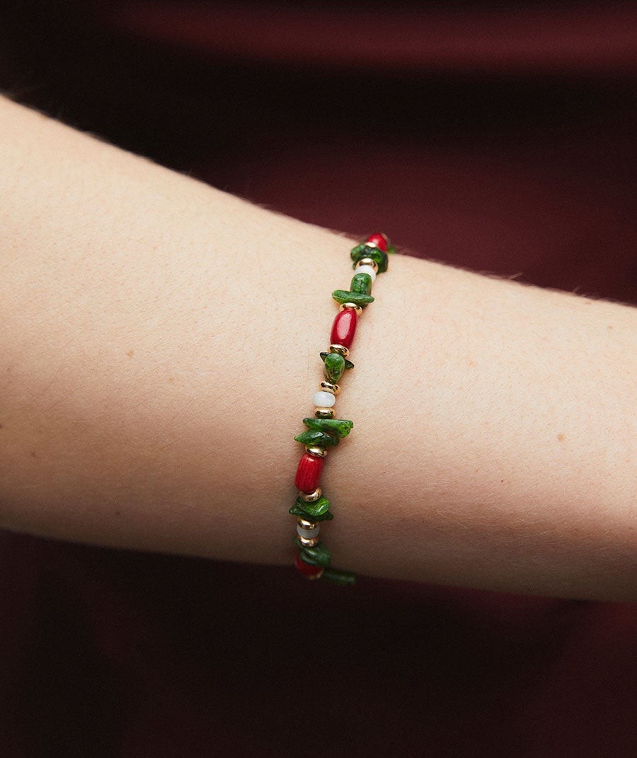 Bracelet multicolor Salada with combined natural stones