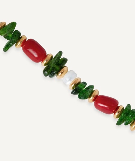 Bracelet multicolor Salada with combined natural stones