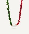 Collar con piedras naturales combinadas Salada multicolor