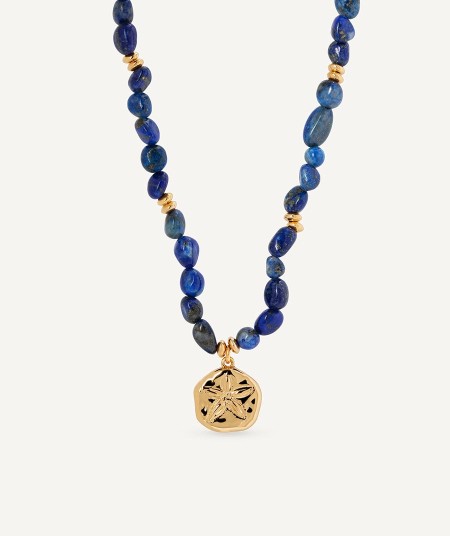 Necklace starfish Bonita with blue lapislazuli