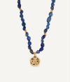 Collar estrella marina Bonita Lapislázuli azul
