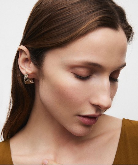 Earrings half-moon Ombra Organic