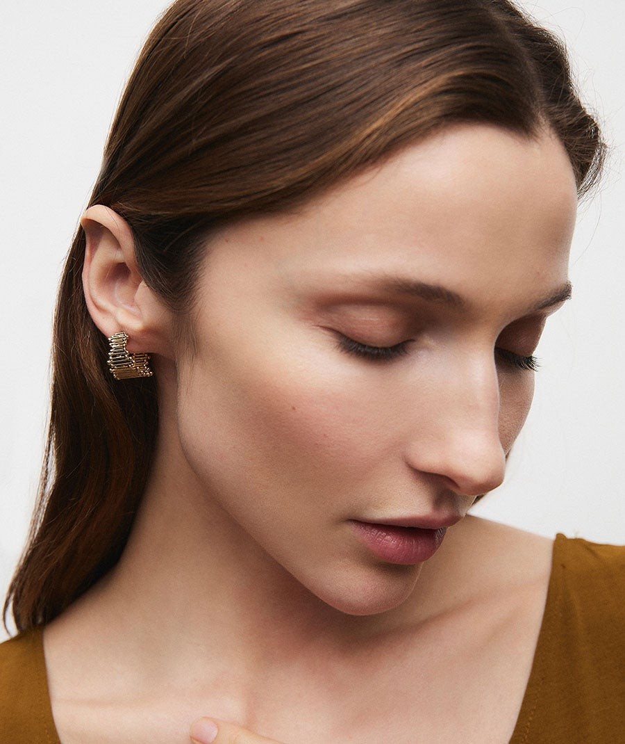Earrings half-moon Ombra Organic