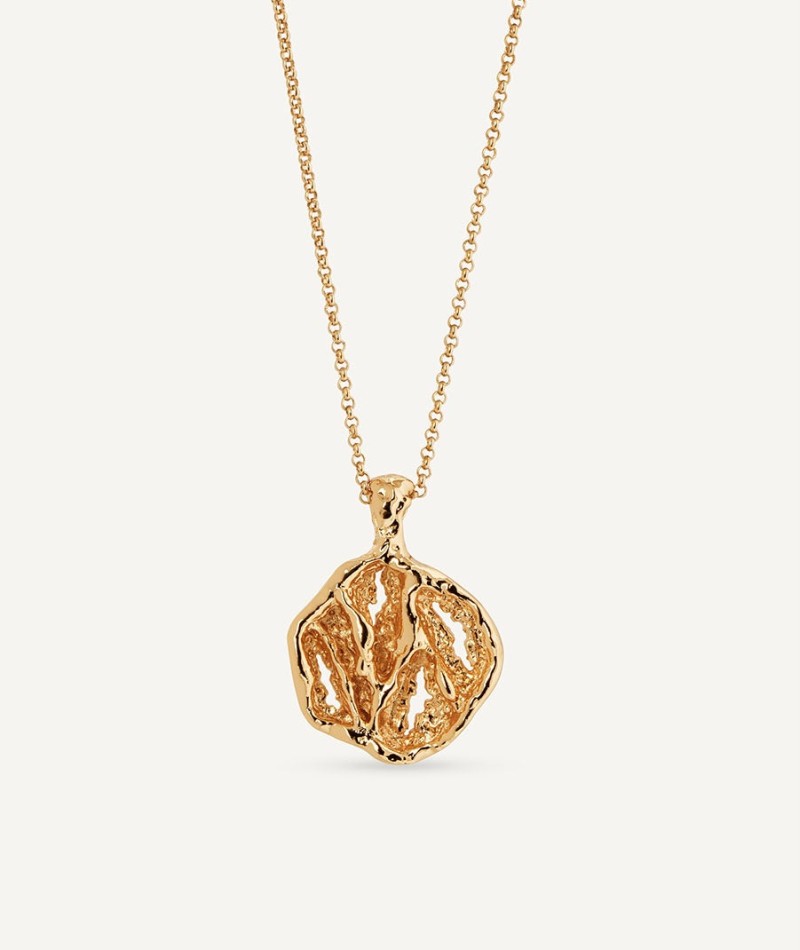 Pendant textured circle Sal Organic