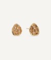 Earrings circle button Sal Organic
