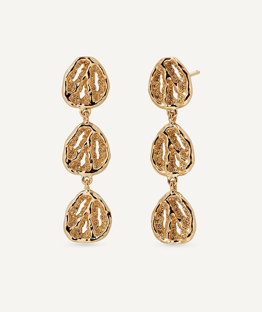 Earrings long circle Sal Organic