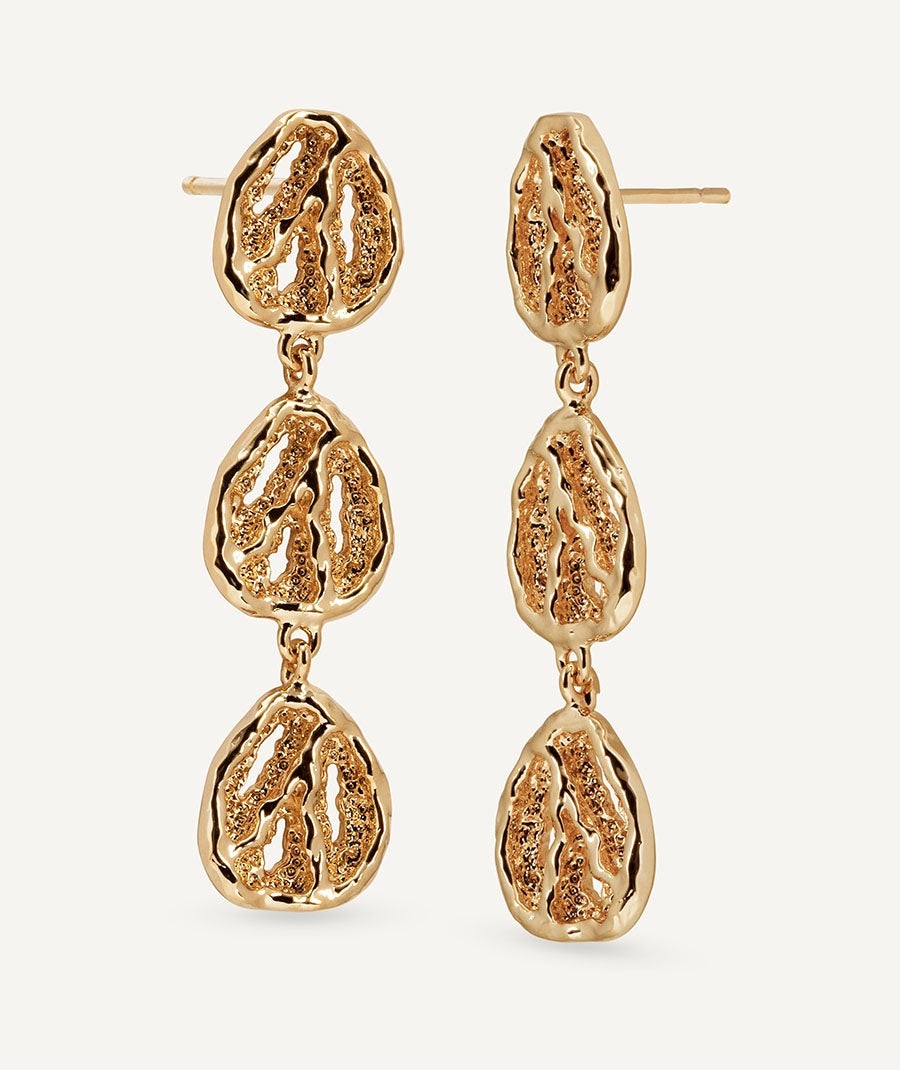 Earrings long circle Sal Organic