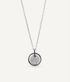 Pendant mini sphere Moon with zirconia