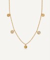 Collar mini círculos Luna con circonitas 