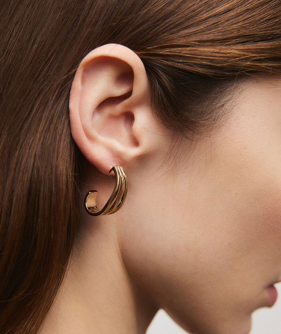 Earrings maxi hoop  Sea Textures