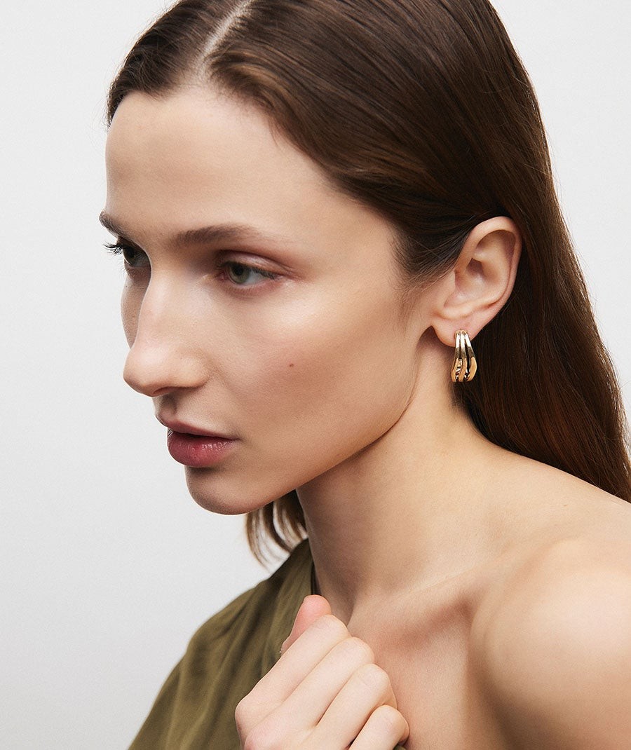 Earrings maxi hoop  Sea Textures