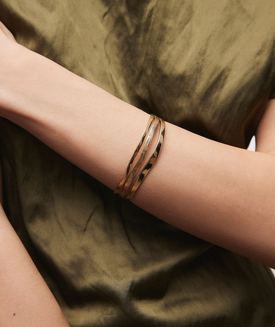  Bracelet open rigid Sea Textures