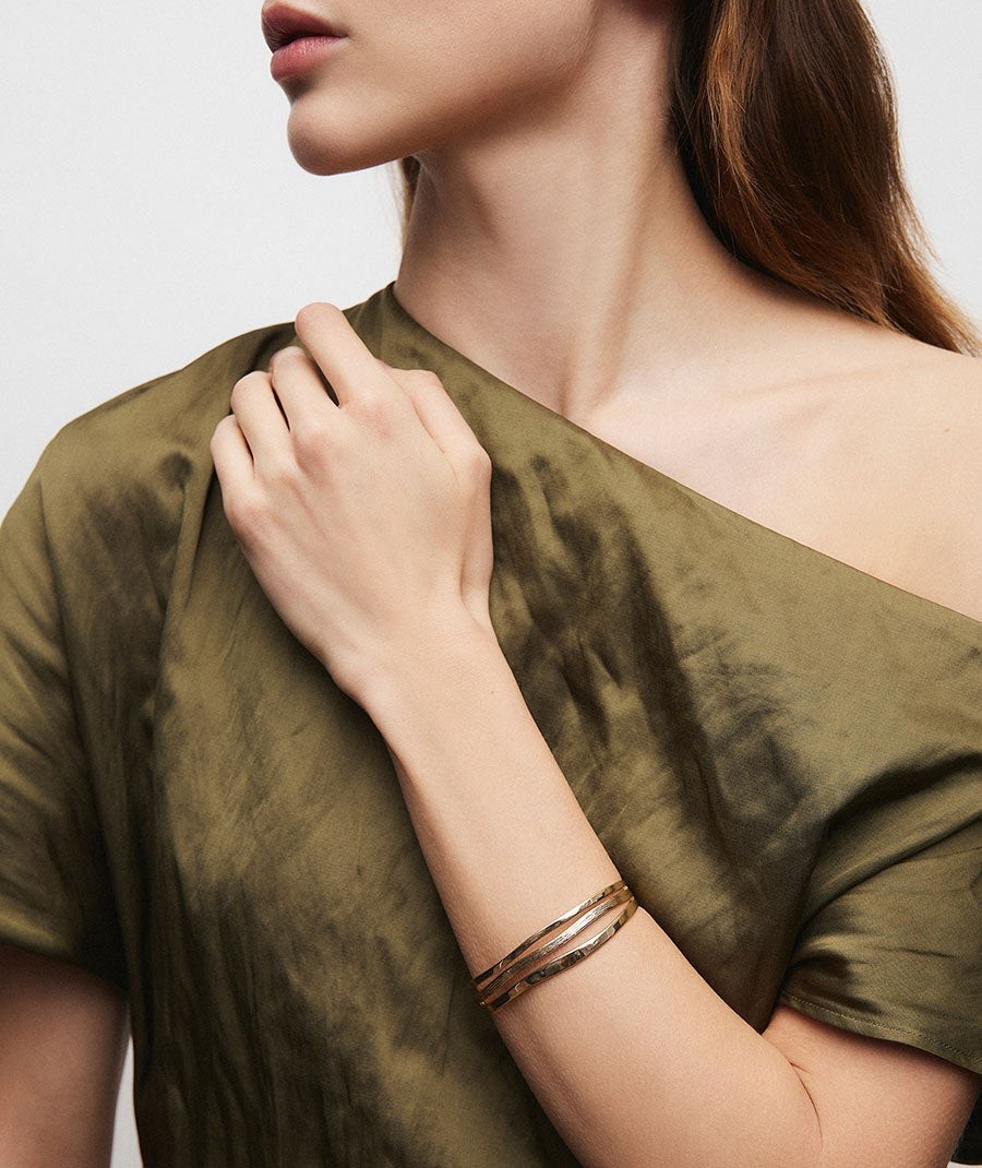  Bracelet open rigid Sea Textures