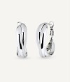 Earrings double intertwined hoop Hilma