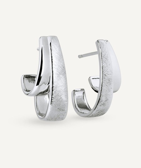 Earrings double hoop Anna