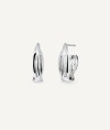 Pendientes de aro entrelazados Margot