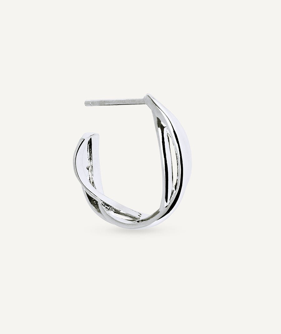Earrings intertwined hoop Margot