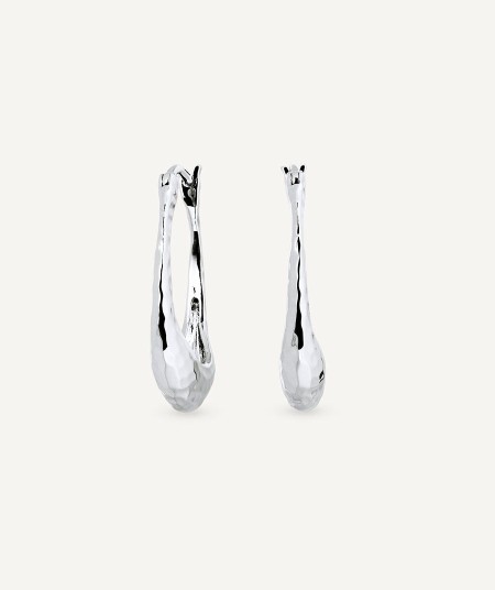 Earrings oval hoop Soleil