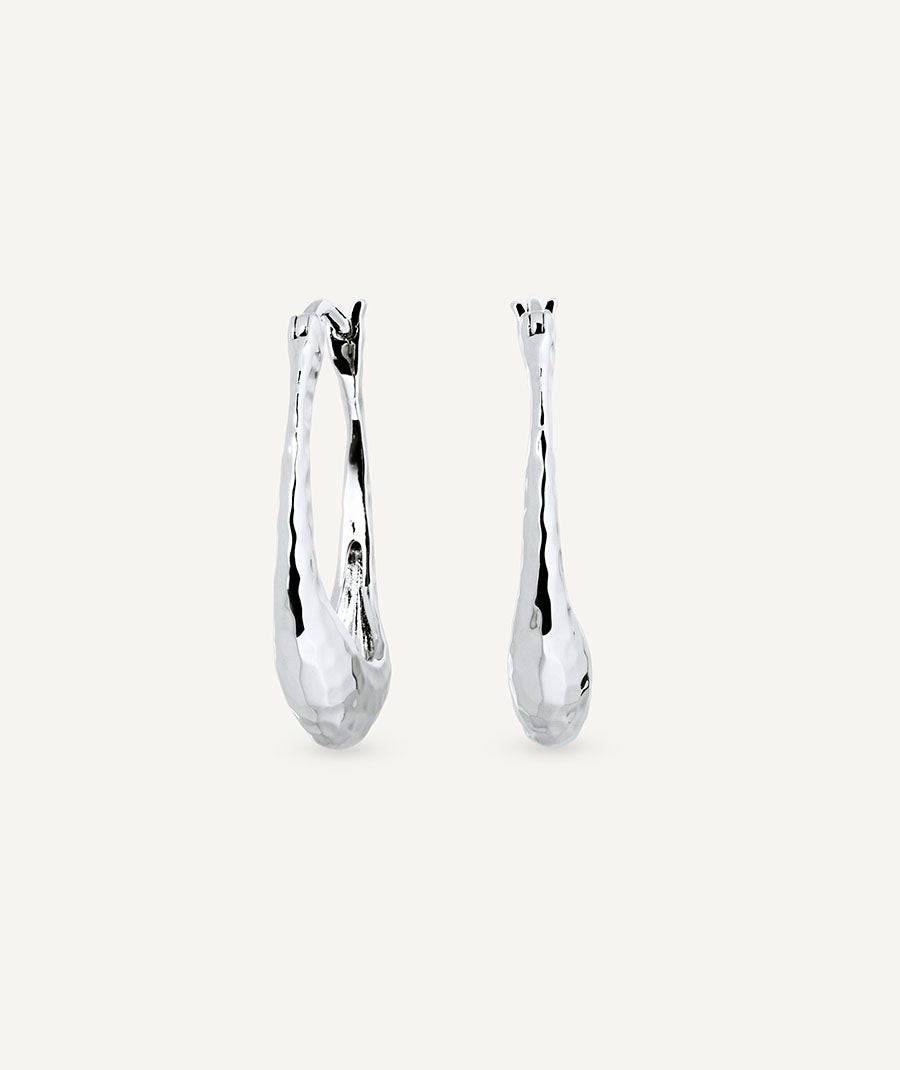 Earrings oval hoop Soleil