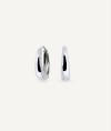 Earrings round hoop 4mm