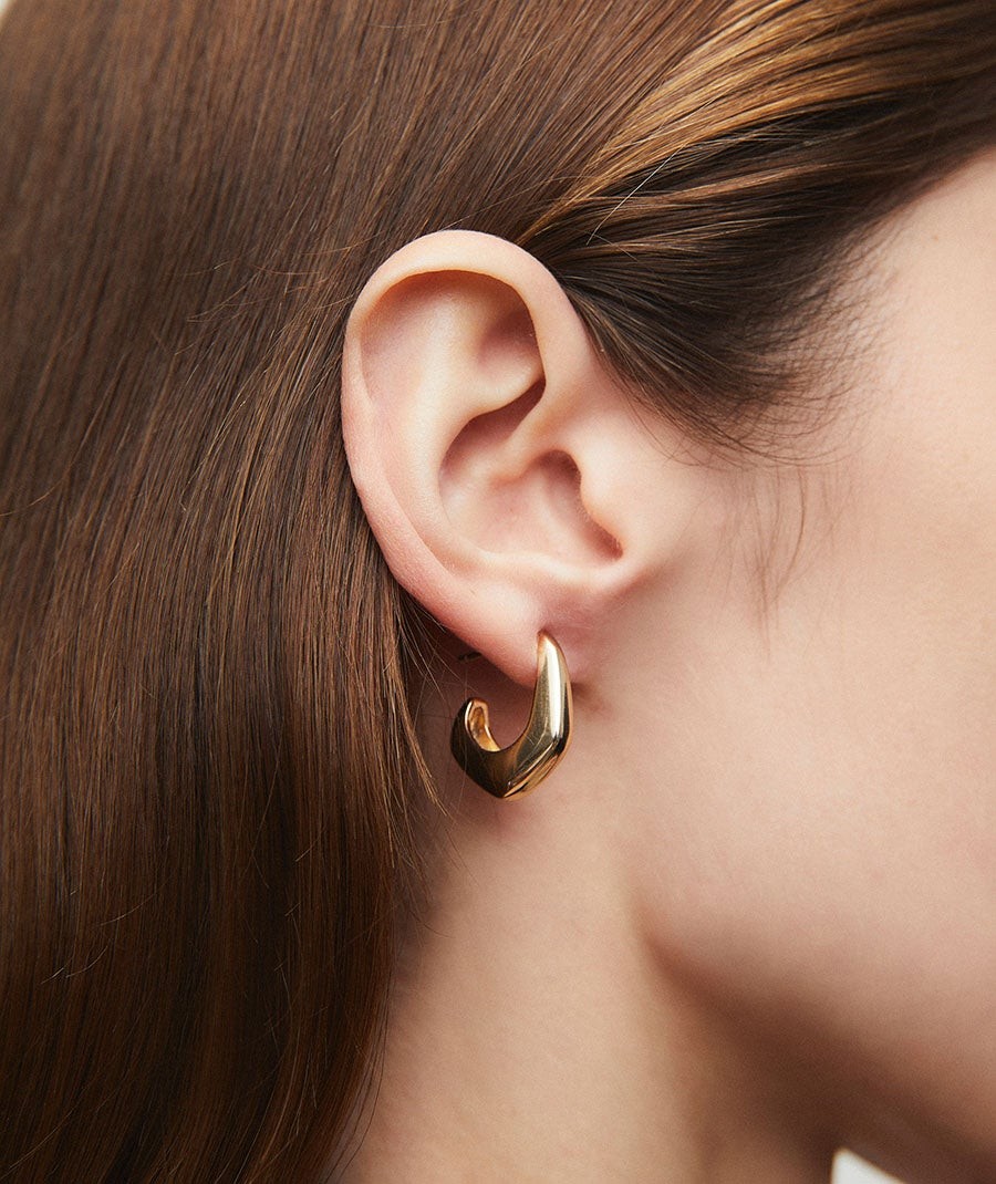 Earrings irregular hoop Janine