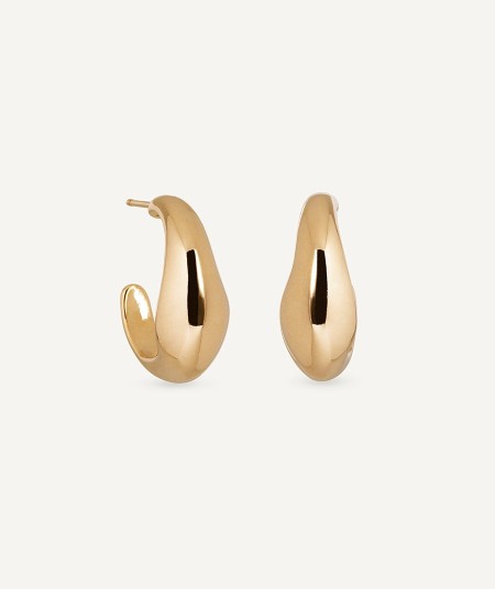 Pendientes de aro ovales 8,65mm Lauren