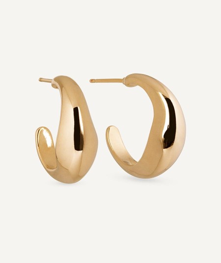 Pendientes de aro ovales 8,65mm Lauren
