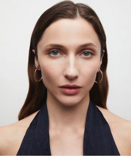 Earrings irregular hoop Alba