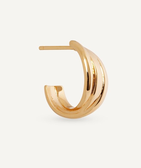 Earrings intertwined hoop Roe