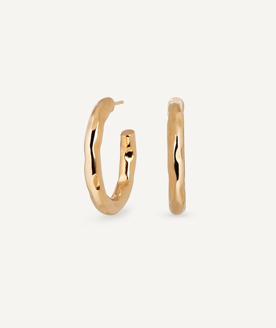 Earrings irregular hoop Amaia