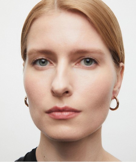 Earrings irregular hoop Amaia