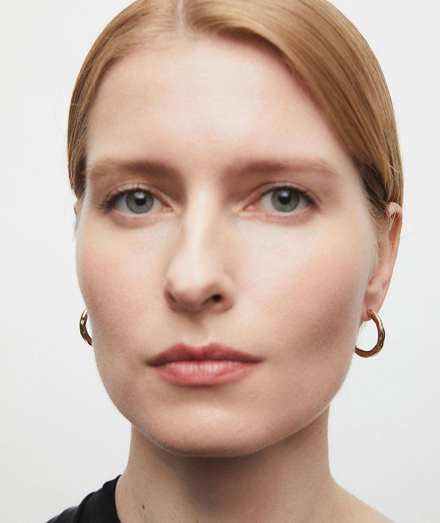 Earrings irregular hoop Amaia