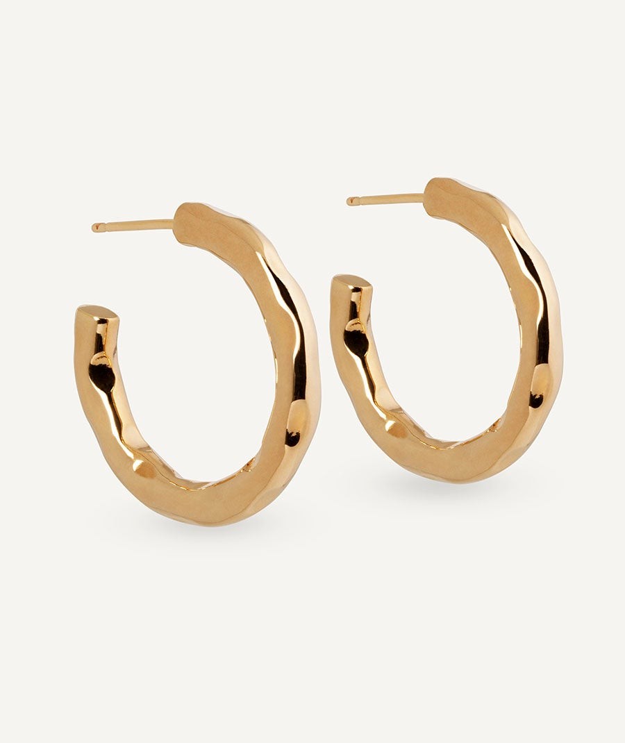 Earrings irregular hoop Amaia