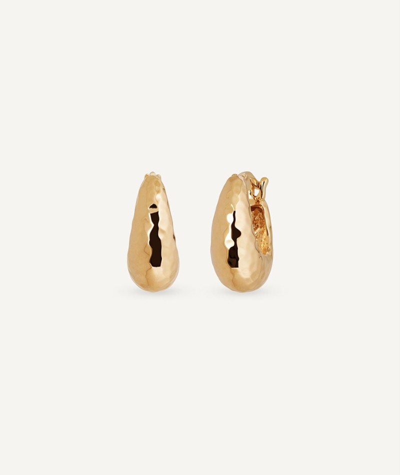 Pendientes de aro volumen 16mm Nala