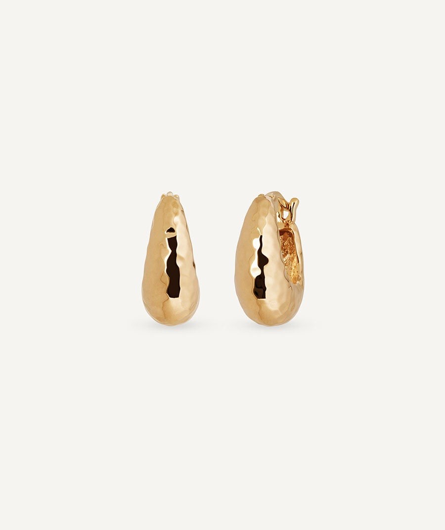 Pendientes de aro volumen 16mm Nala