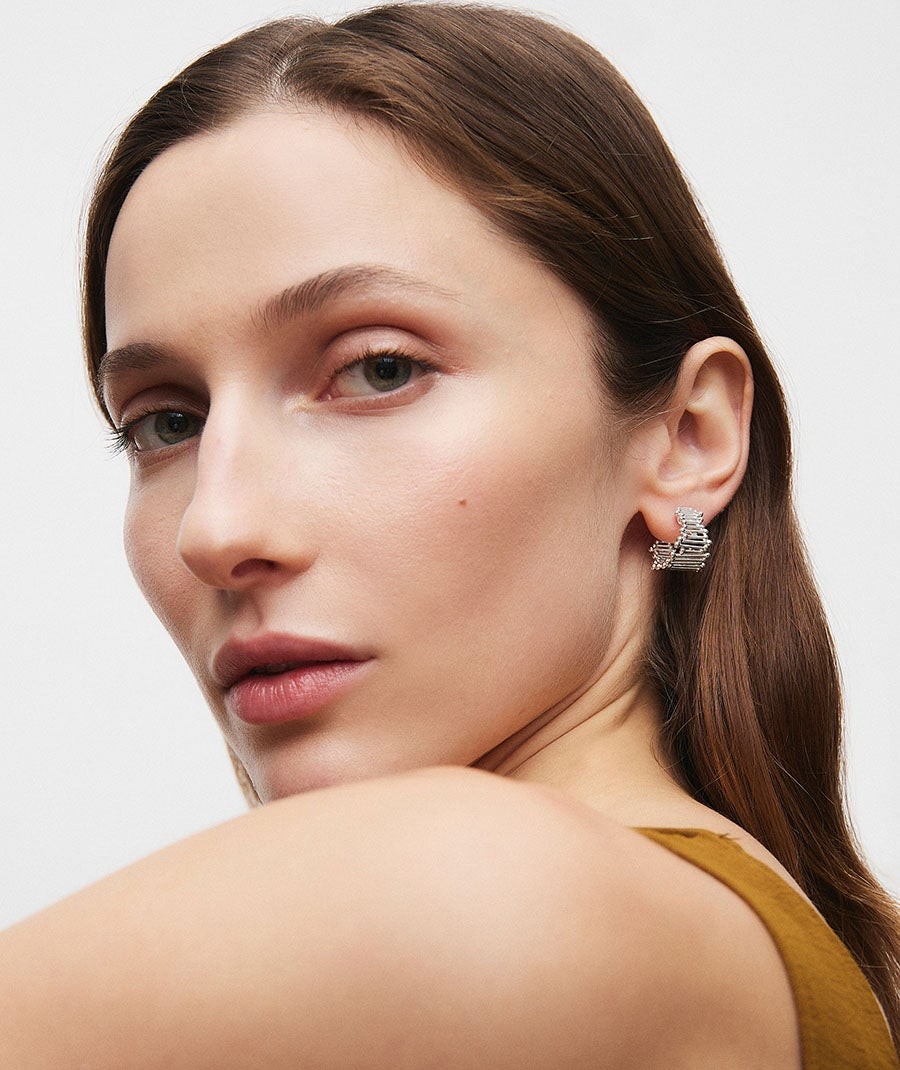 Earrings half-moon Ombra Organic