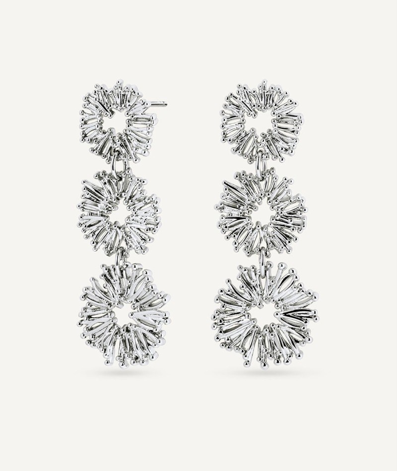 Earrings long flower Estiu Organic