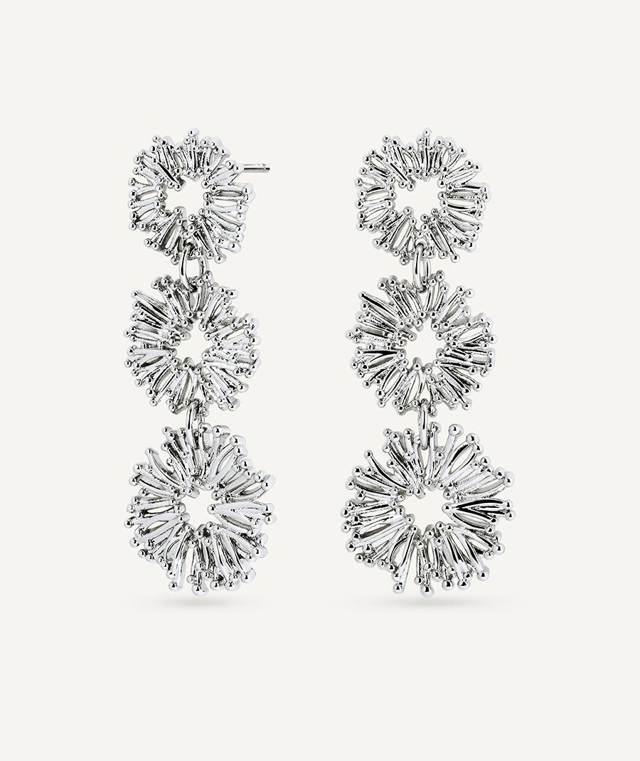 Earrings long flower Estiu Organic