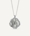 Pendant maxi textured circle Sal Organic