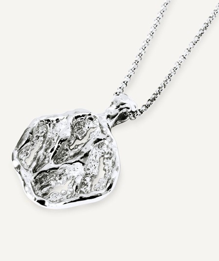 Pendant Textured circle Sal Organic
