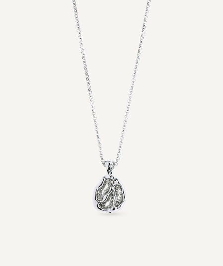 Pendant mini textured circle Sal Organic