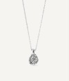 Pendant mini textured circle Sal Organic