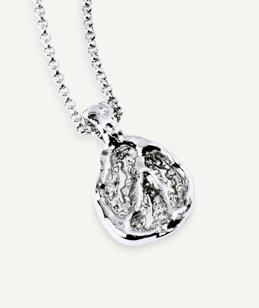Pendant mini textured circle Sal Organic