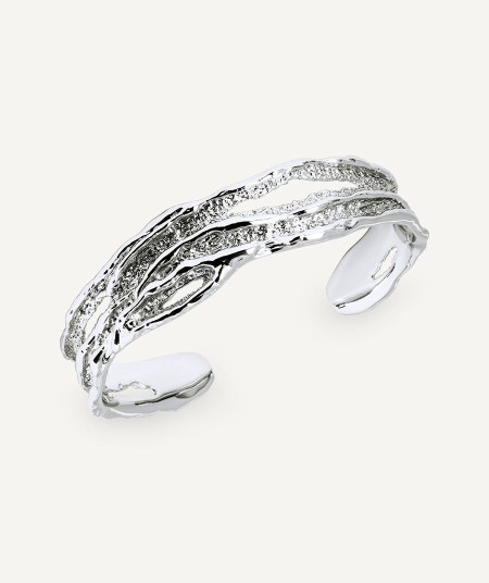 Bracelet open textured Sal Organic